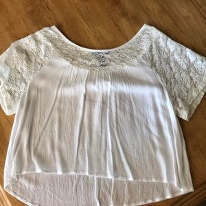 White Forever 21 Crop